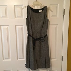 Grey wool dress